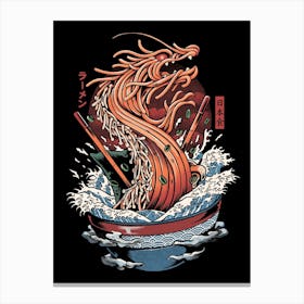 Dragon Ramen Canvas Print