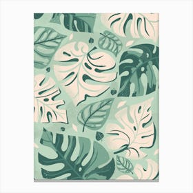 Tropical Leaves Canvas Print