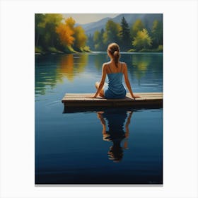 'The Lake' Canvas Print