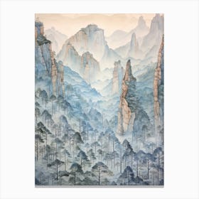 Zhangjiajie National Forest Park China 4 Canvas Print