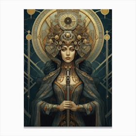 Steampunk Queen Canvas Print