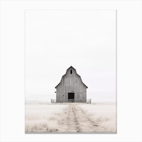 Barn In The Middle Of Nowhere Canvas Print