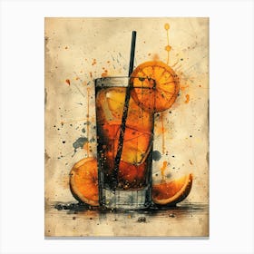 Iced Tea 4 Canvas Print