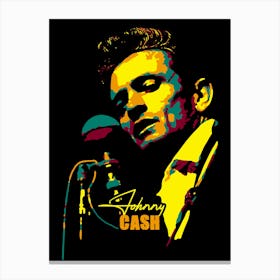 Johnny Cash Musician Legend Stampe su tela