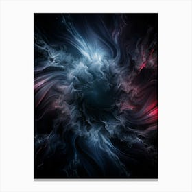 Black Abstract Background No Text (2) Canvas Print