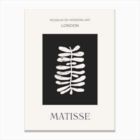 Matisse Black Cutouts 1 Canvas Print