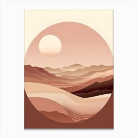 Desert Landscape 21 Canvas Print