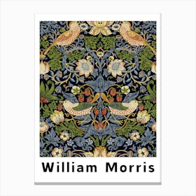 William Morris Floral Illustration 1 Canvas Print