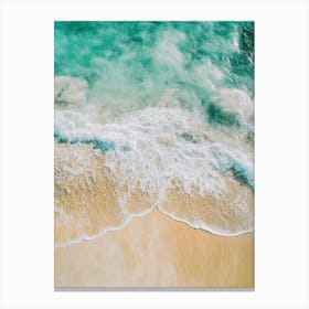 Aerial View Of The Beach 9 Canvas Print