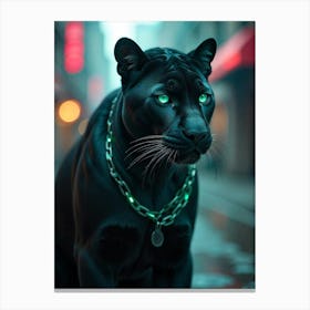 Black Panther 6 Canvas Print