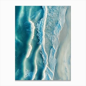 Aerial View Of A Beach 86 Canvas Print