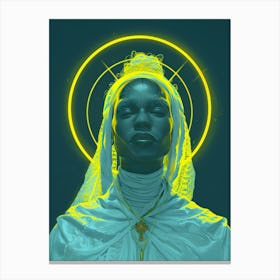 Woman With A Halo Canvas Print