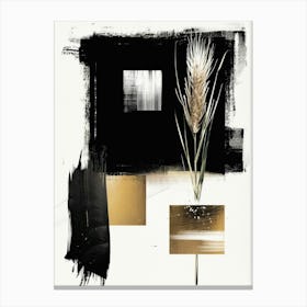 Black And Gold 15 Canvas Print