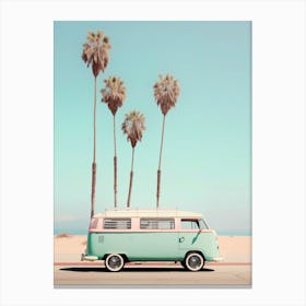 California Dreaming - VW Van Venice Beach Canvas Print