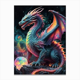 Colorful Dragon Canvas Print