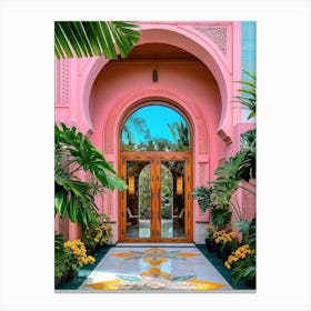 Pinky Doorway Canvas Print