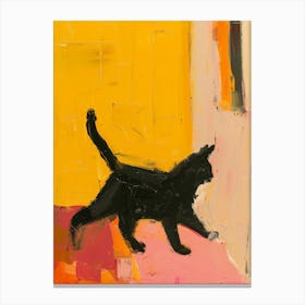 Cat Walking 2 Canvas Print