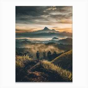 Sunrise In Indonesia Canvas Print