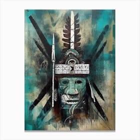 Indigenous Imprints: Celebrating Tribal Art Heritage Canvas Print