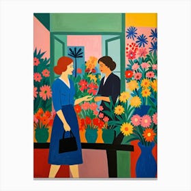 Flower Shop Canvas Print