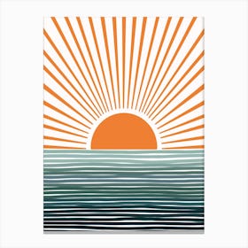 Sea Sunrise Canvas Print