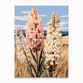 Hyacinth 1 Flower Painting Canvas Print