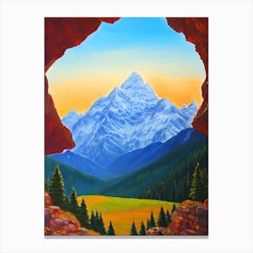 View From The Cave Canvas Print