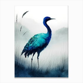 Blue Crane Toile