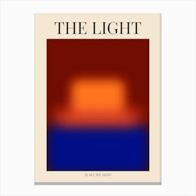 The Light Canvas Print