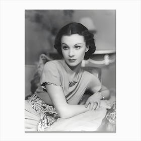 English Actress Vivien Leigh Canvas Print