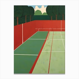 Tennis Court 1 Canvas Print