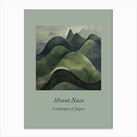 Landscapes Of Japan Mount Nasu 11 Canvas Print