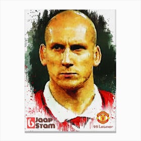 Jaap Stam Mu 99 Legends Canvas Print