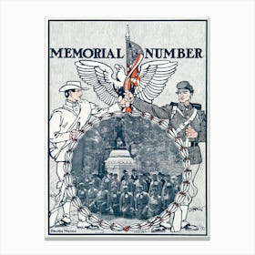 Memorial Number, Edward Penfield Canvas Print