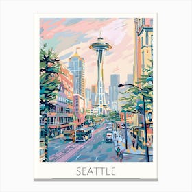 Seattle Skyline 1 Canvas Print