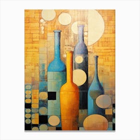 Wine Bottles Canvas Print