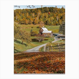 New England Farm Canvas Print