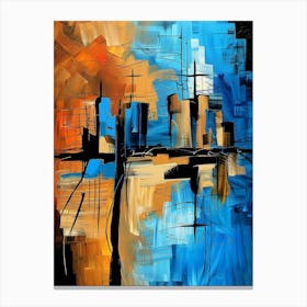 Abstract Cityscape 27 Canvas Print