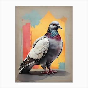 Pigeon Canvas Art Canvas Print