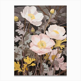 Buttercup 2 Flower Painting Canvas Print