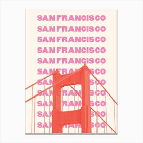 3x4 San Fransisco Canvas Print