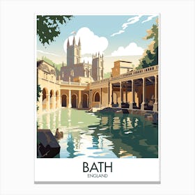 Bath Travel Print England Gift Canvas Print
