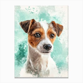 Jack Russell Terrier. Generated AI. Art Print 13 Leinwandbilder