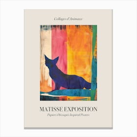 Fox 4 Matisse Inspired Exposition Animals Poster Canvas Print