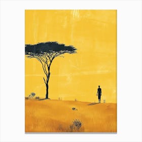 The African Man; A Boho Serenade Canvas Print