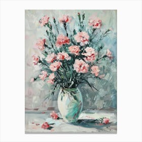 A World Of Flowers Carnation 2 Painting Canvas Print