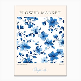 Flower Market art 6 Canvas Print