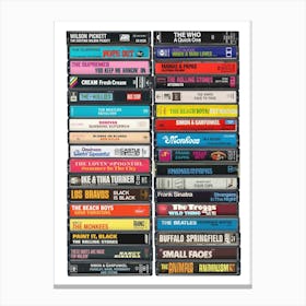 1966 Music - Cassette Print - Born in '66 Canvas Print