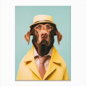 A Labrador Retriever Dog 2 Canvas Print