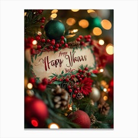 Happy New Year 144 Canvas Print